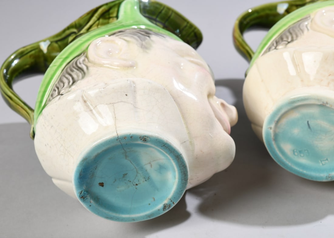 Three Figural Earthenware Pitchers - 11