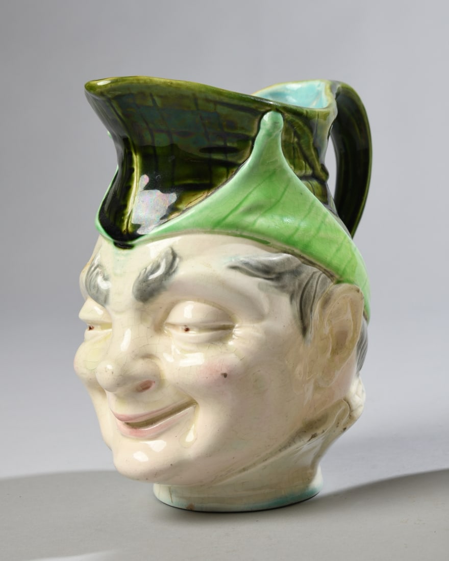 Three Figural Earthenware Pitchers - 5