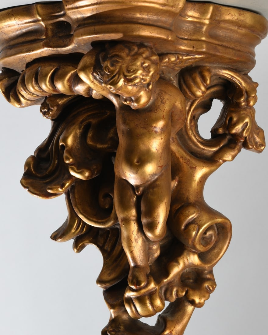 Vintage Rococo Revival Wall Bracket - 6