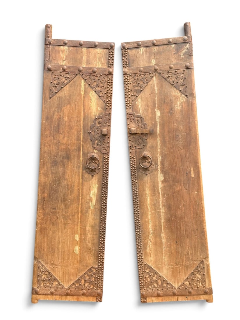 Monumental Pair of Early Asian Architectural Doors (1 of 19)