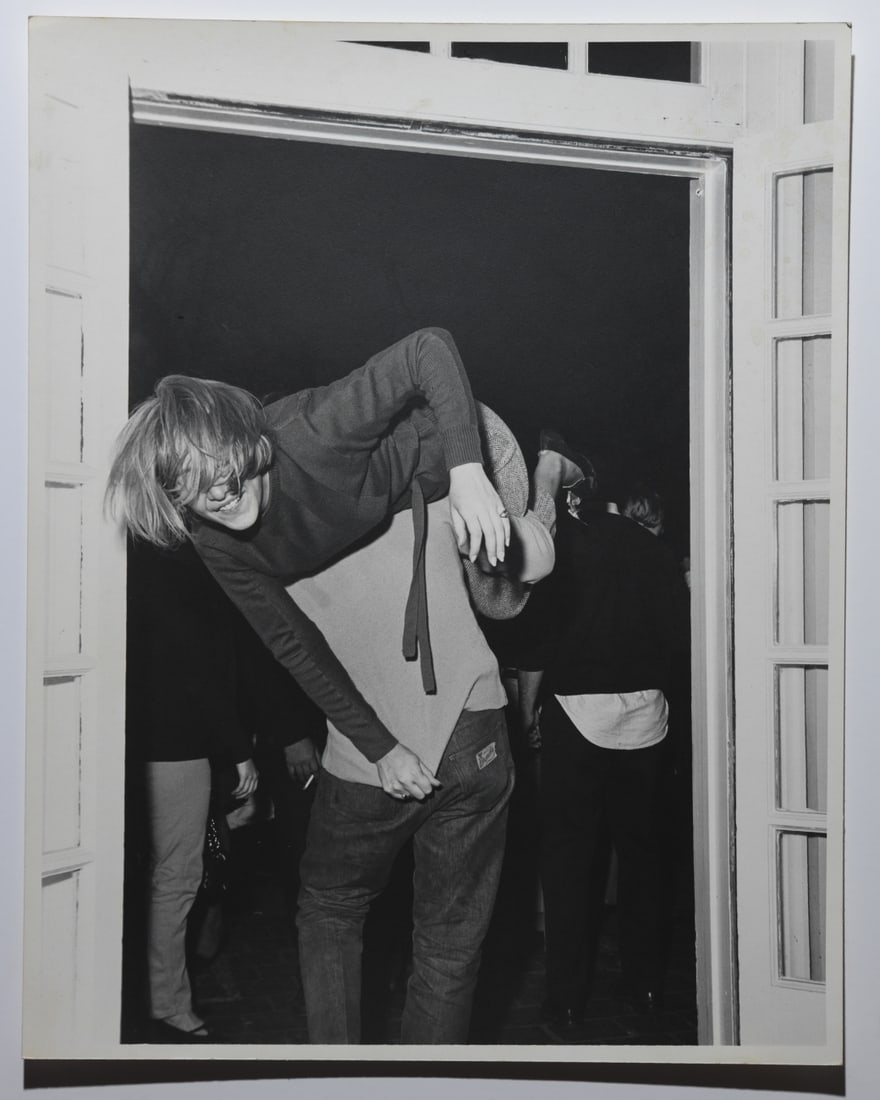 Ed Roseberry (American, 1925 - 2022) 6 Photos: 6 photographs depicting Greek and party life at the University of Virginia and Charlottesville in the 1960s and early 70s, most with red stamped "PHOTOGRAPHED BY ED ROSEBERRY" and date to verso. Most