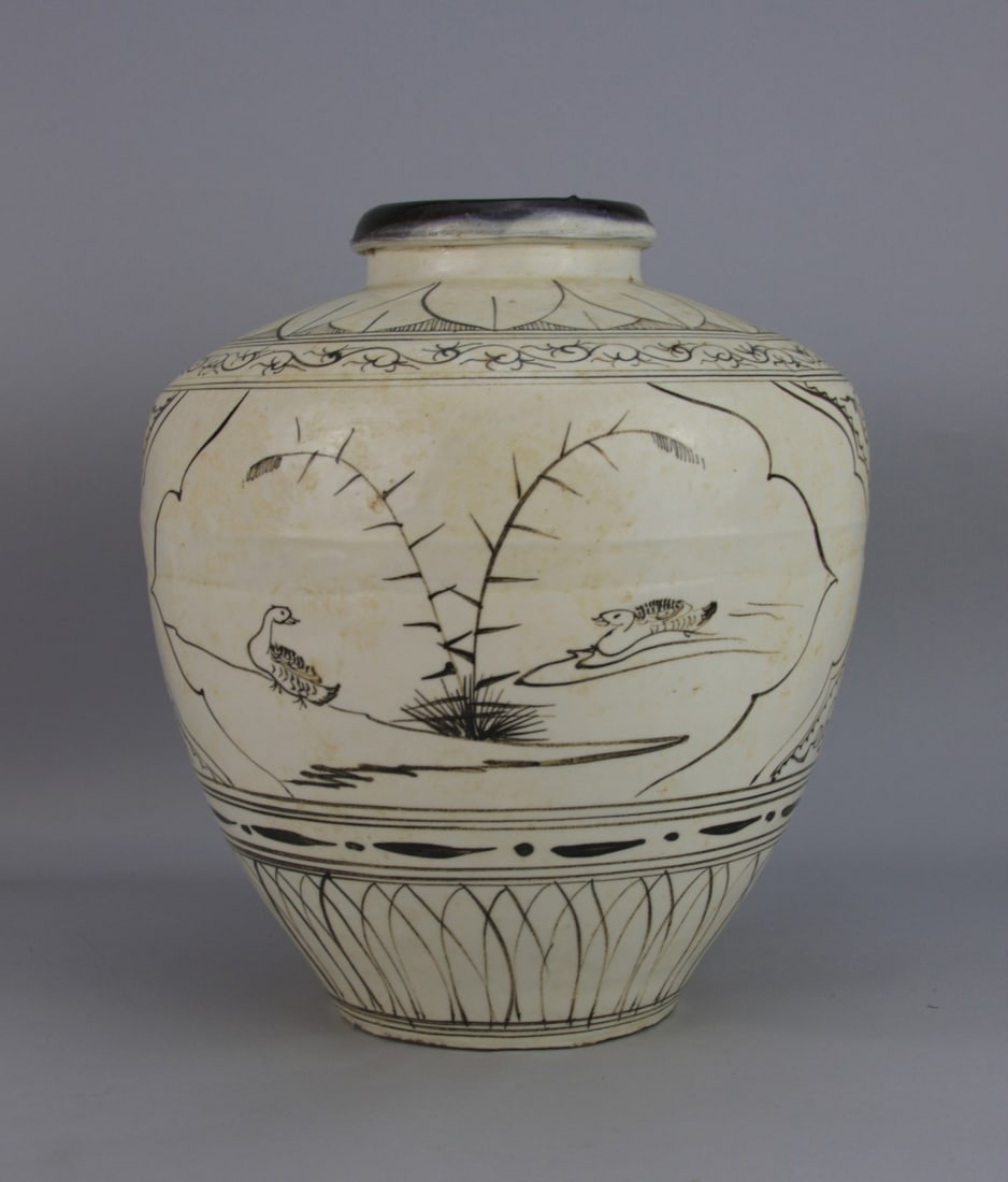 Chinese Cizhou Vase - 6