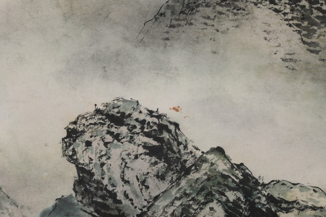 Chinese Landscape Hanging Scroll - 5