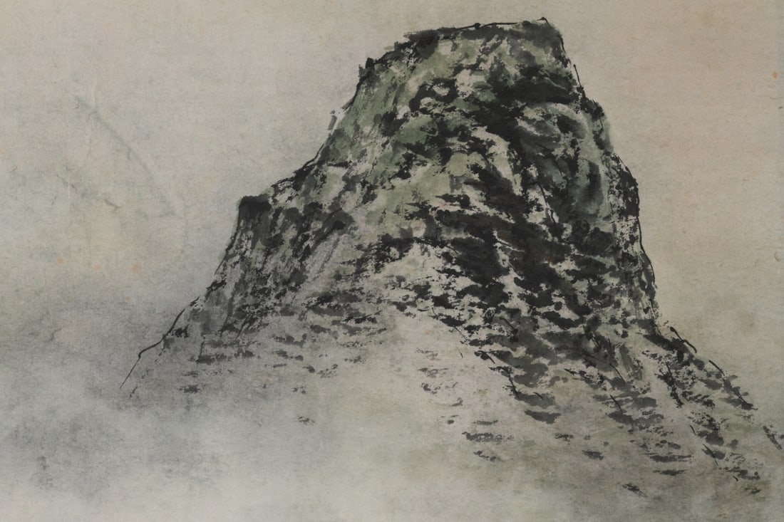 Chinese Landscape Hanging Scroll - 6