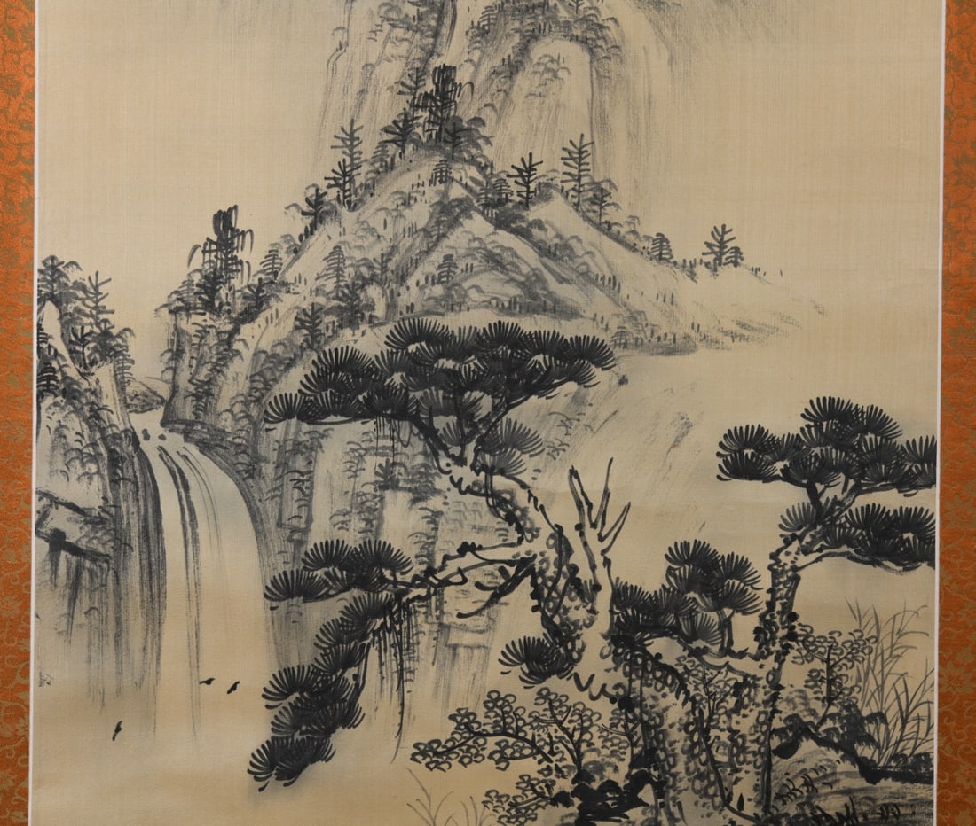 Chinese Landscape Hanging Scroll - 11