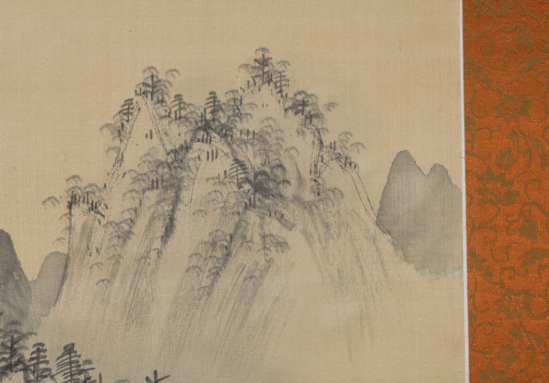 Chinese Landscape Hanging Scroll - 2