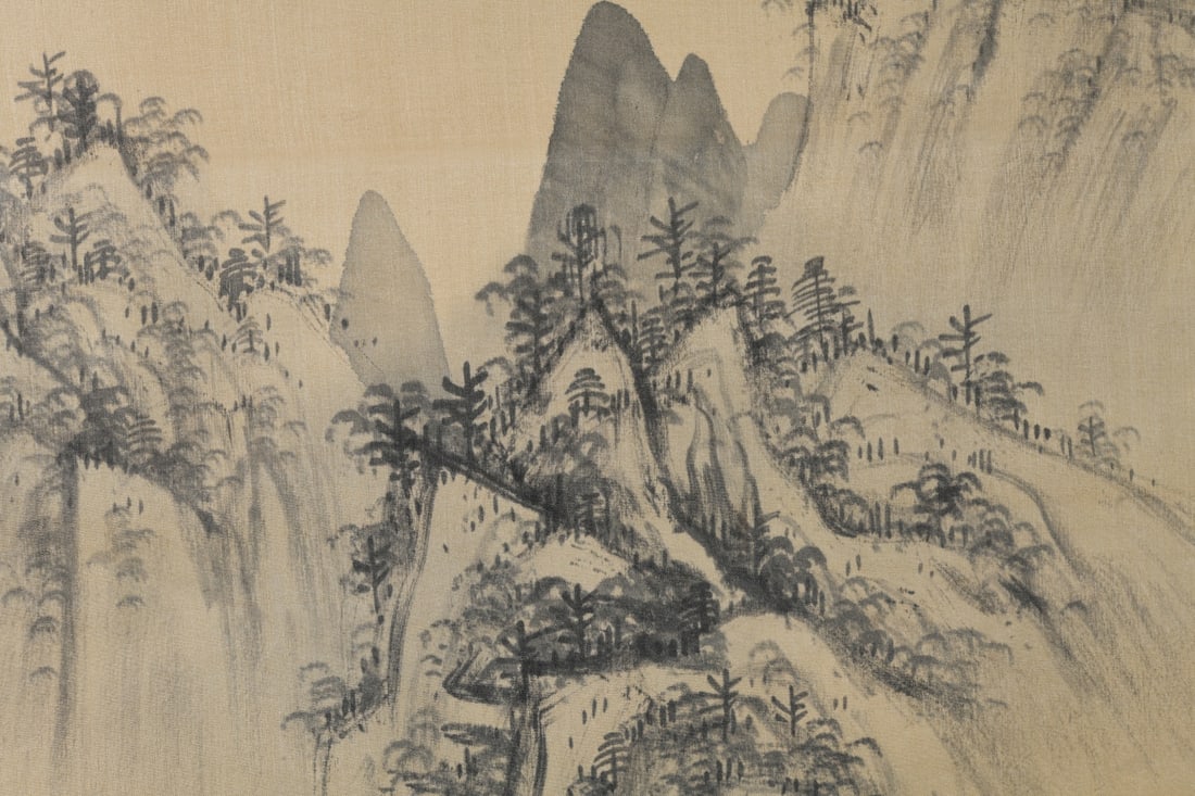 Chinese Landscape Hanging Scroll - 3