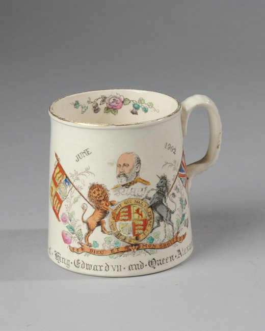 King Edward VII Coronation Mug, 1902 (1 of 4)