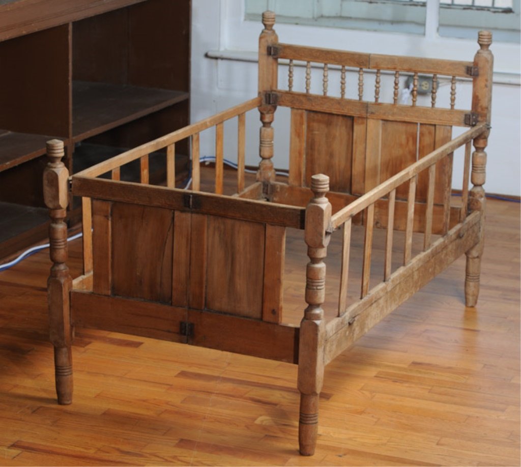 antique crib