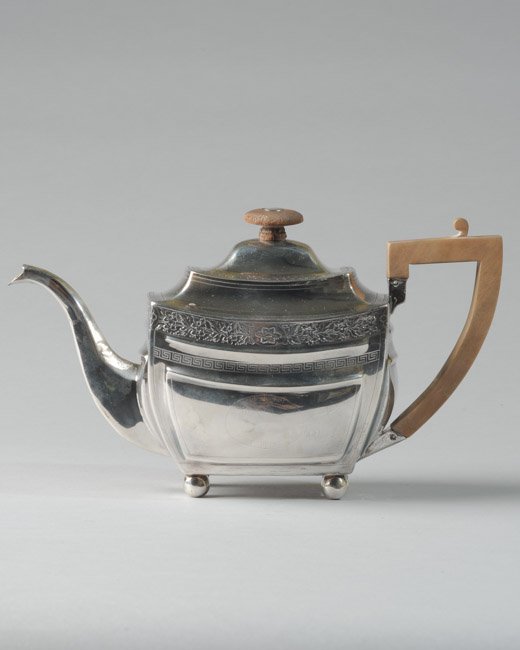 English Georgian Sterling Silver Teapot (1 of 9)