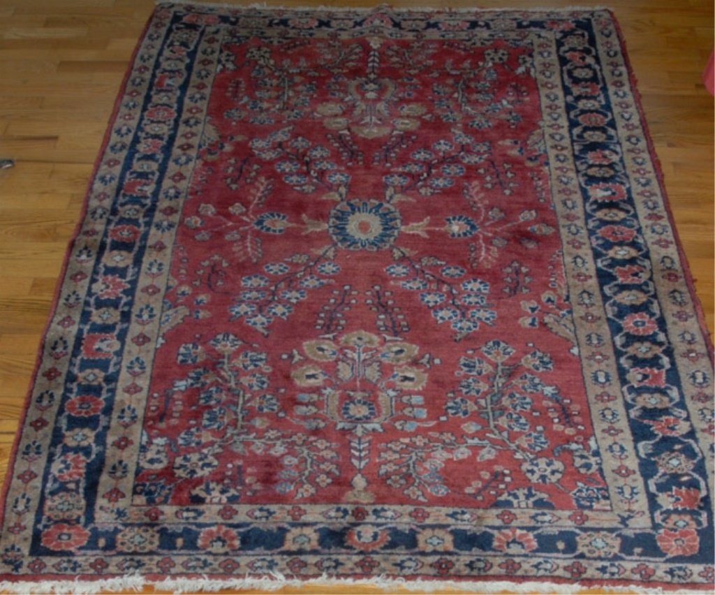Hand Made Semi-Antique Heriz Rug (1 of 3)
