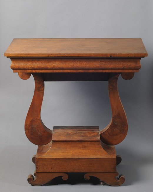 Empire Birdseye Maple Pier Table (1 of 4)