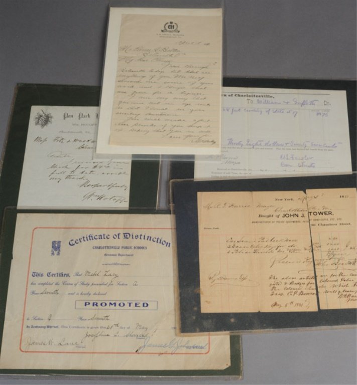 Lot of Charlottesville, VA Ephemera (1 of 6)