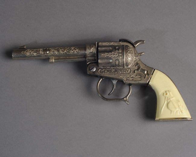 "Gene Autry" Toy Cap Pistol: L: approx. 7 1/2".