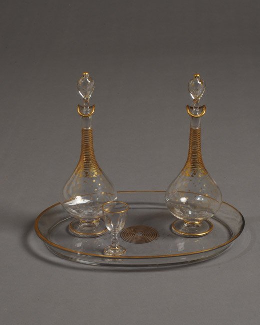 Vintage Hand Painted Liqueur Set (1 of 3)