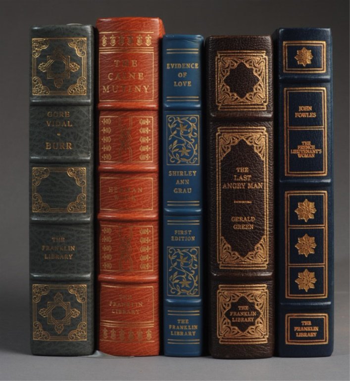 5 Signed Franklin Library Books; Vidal, Wouk etc (1 of 7)
