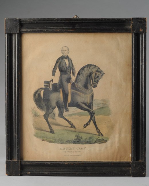 N. Currier Print, Henry Clay The Farmer of Ashland (1 of 4)