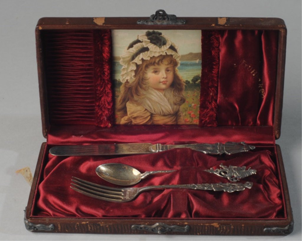 Exceptional Figural Sterling Knife, Fork and Spoon (1 of 5)
