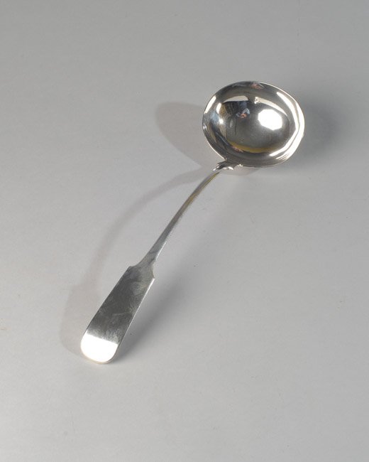 19th C. English Sheffield Silver Punch Ladle (1 of 3)