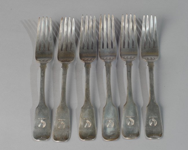 6 English Sterling Forks (1 of 4)
