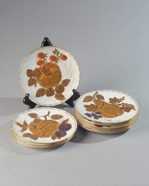 Ten Early Wedgwood Plates (1 of 3)