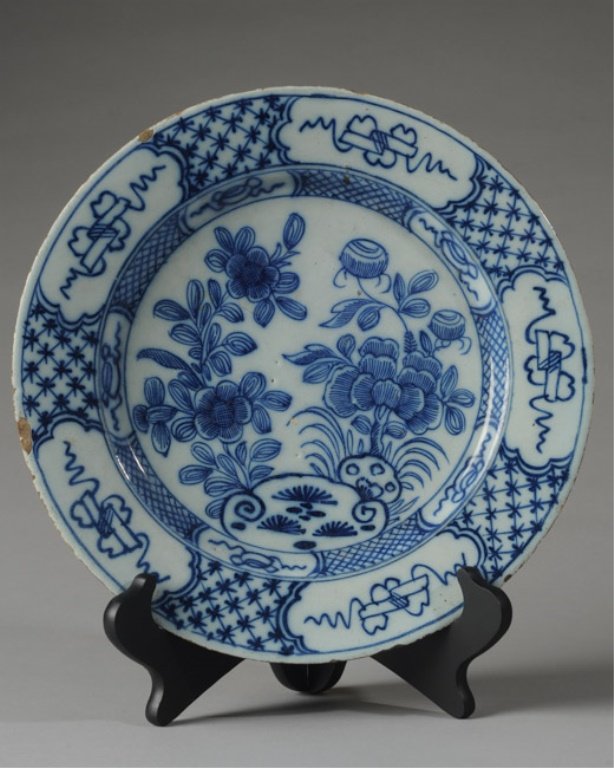 18th Century Delft Blue and White Plate (1 of 7)