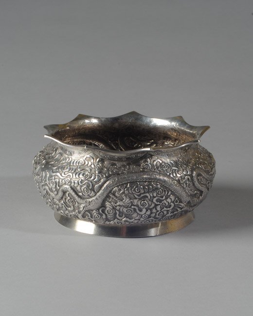 Chinese Export Silver Bowl (1 of 6)