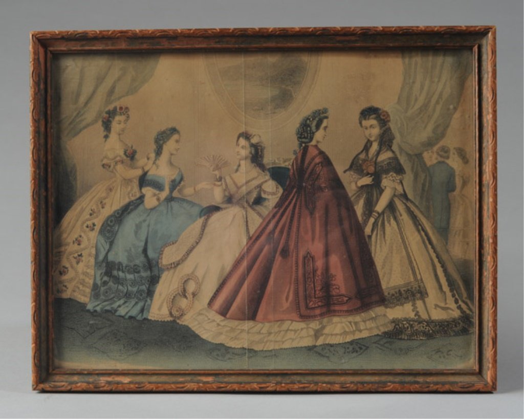 C. 1860s Ladies Fashion Print (1 of 3)