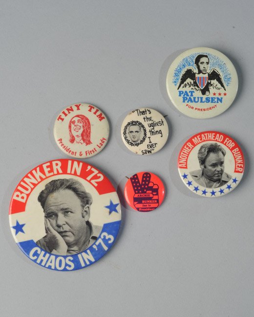 Assorted Comic Political Buttons (1 of 1)