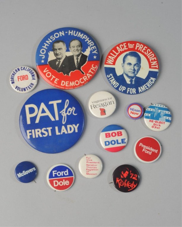 Assorted Political Buttons (1 of 1)