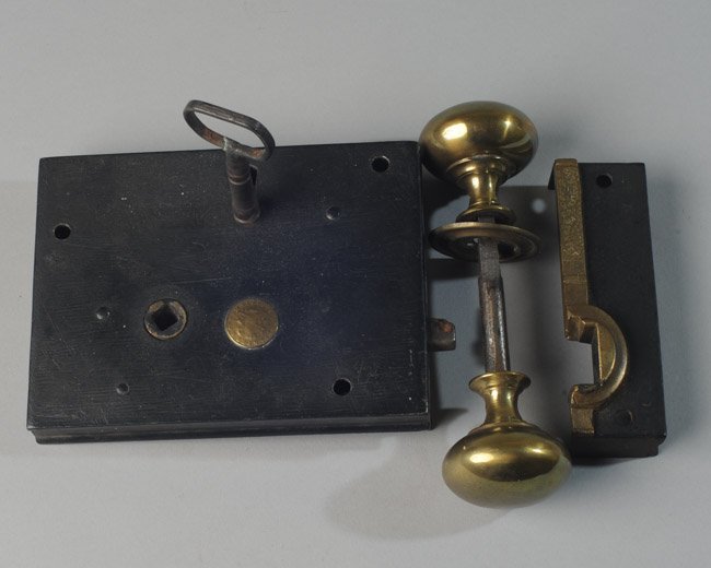 19th C. Carpenter Door Lock (1 of 4)