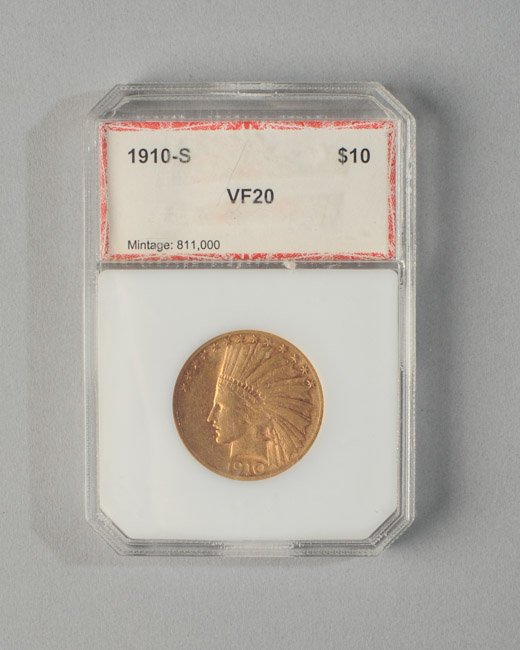 1910 S US 10 Dollar Gold Piece (1 of 3)