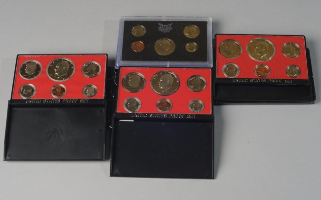 Four United States Proof Sets (1 of 5)
