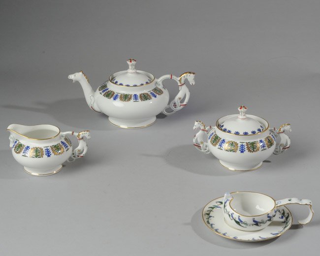 Russian Kornilov Porcelain Partial Tea Service (1 of 10)