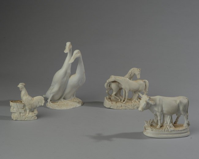 Lot of Bisque Figures (1 of 4)