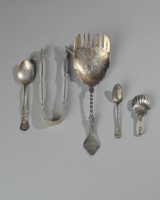 Five Pieces Silverplate Flatware (1 of 5)