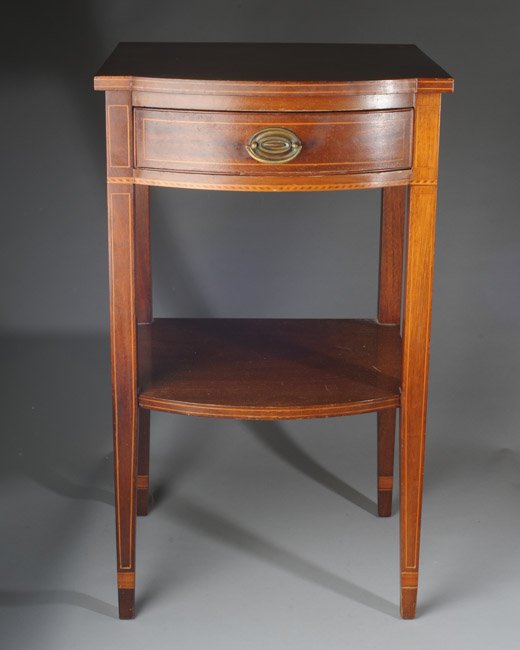 Mahogany Hepplewhite Style Side Table (1 of 4)