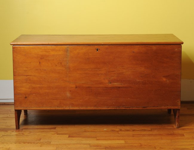 19th C. Pine Blanket Chest (1 of 4)