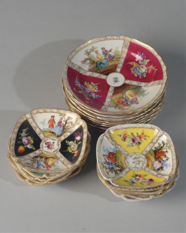 Lot of Dresden China (1 of 7)