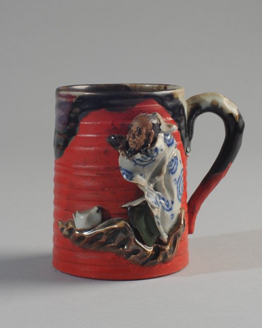 Antique Japanese Sumida Gawa Mug (1 of 5)