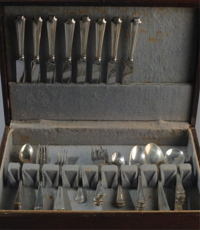 57 pcs Gorham Fairfax Sterling Flatware (1 of 7)