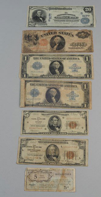 Lot of Early US Currency (1 of 4)