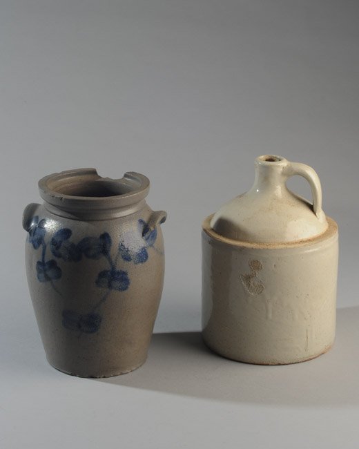 Stoneware Crock and Jug (1 of 3)