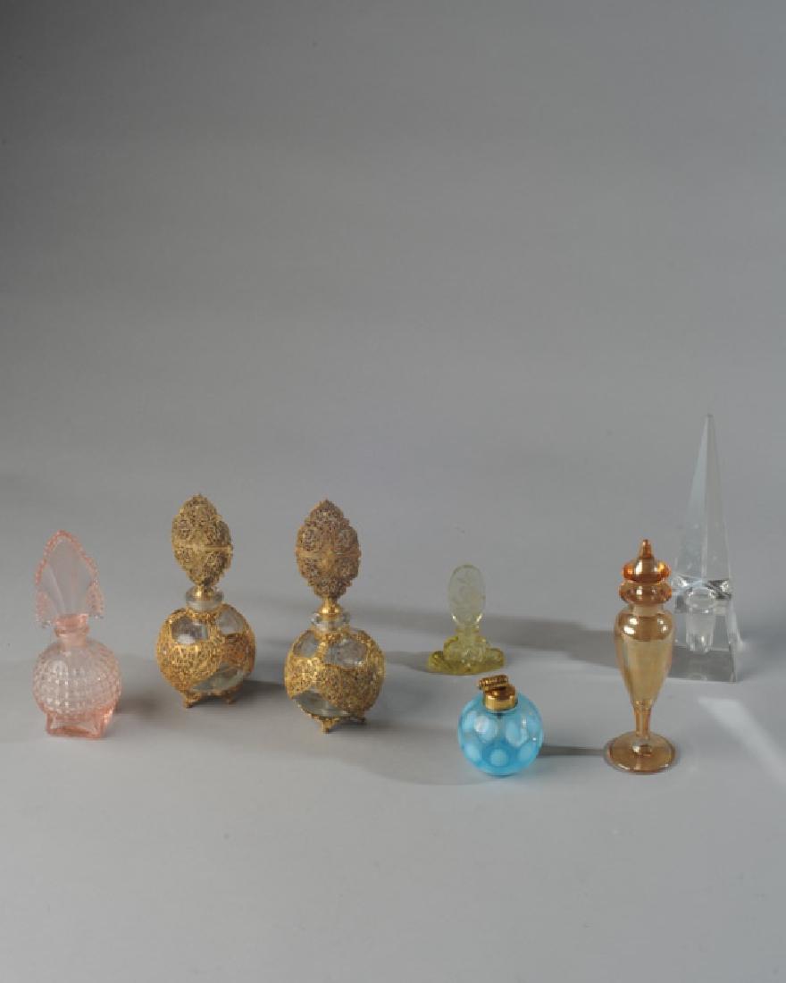 Lot of Glass Perfume Bottles (1 of 4)