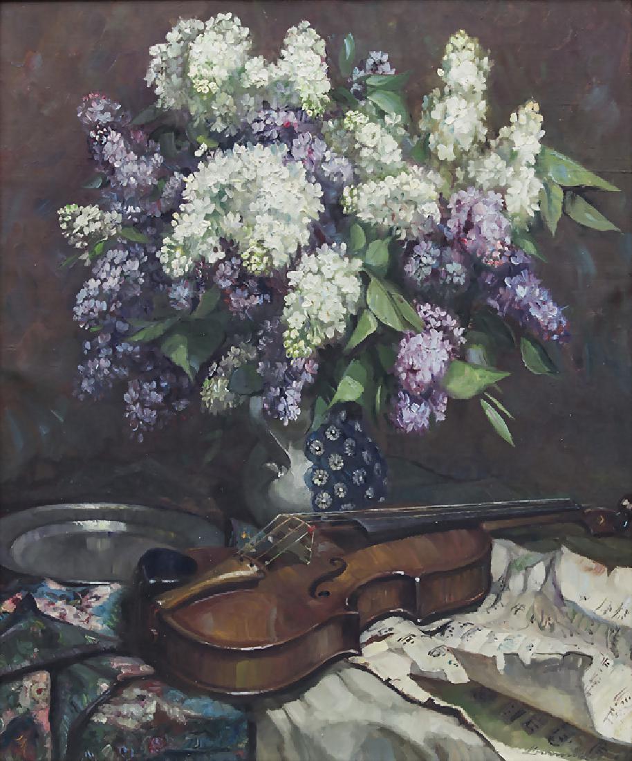 Unbekannter Künstler, 'Stillleben mit Flieder und (1 of 4)