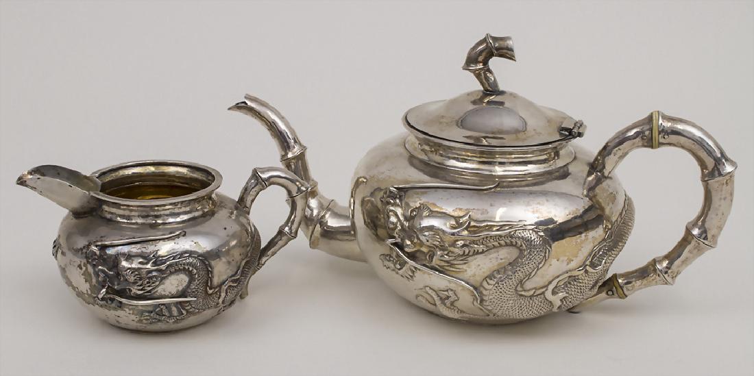 Teekanne und Sahnegießer / A Chinese export silver (1 of 3)