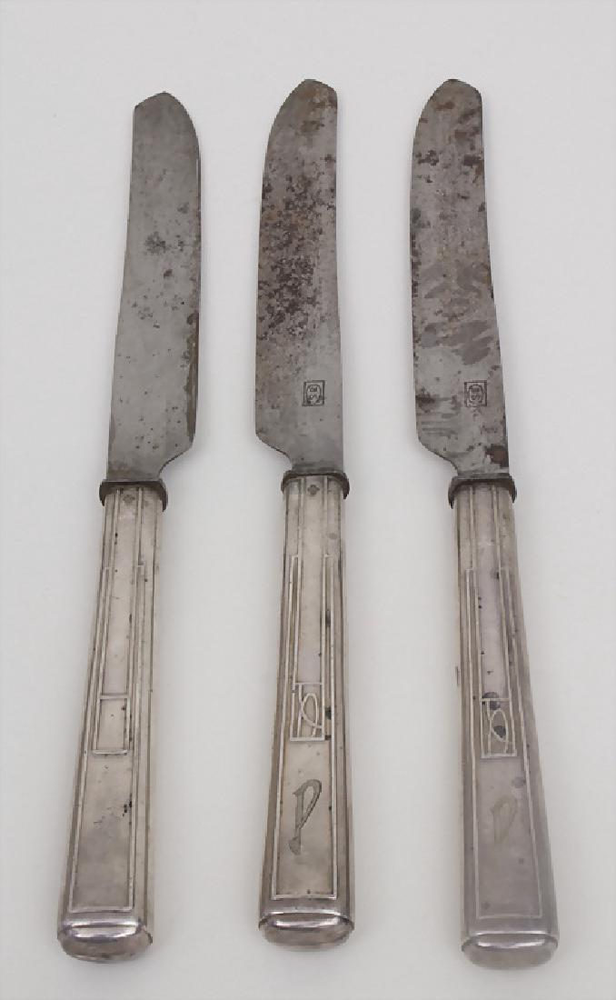 3 Menümesser / 3 menu knives, Joseph Maria Olbrich, (1 of 2)
