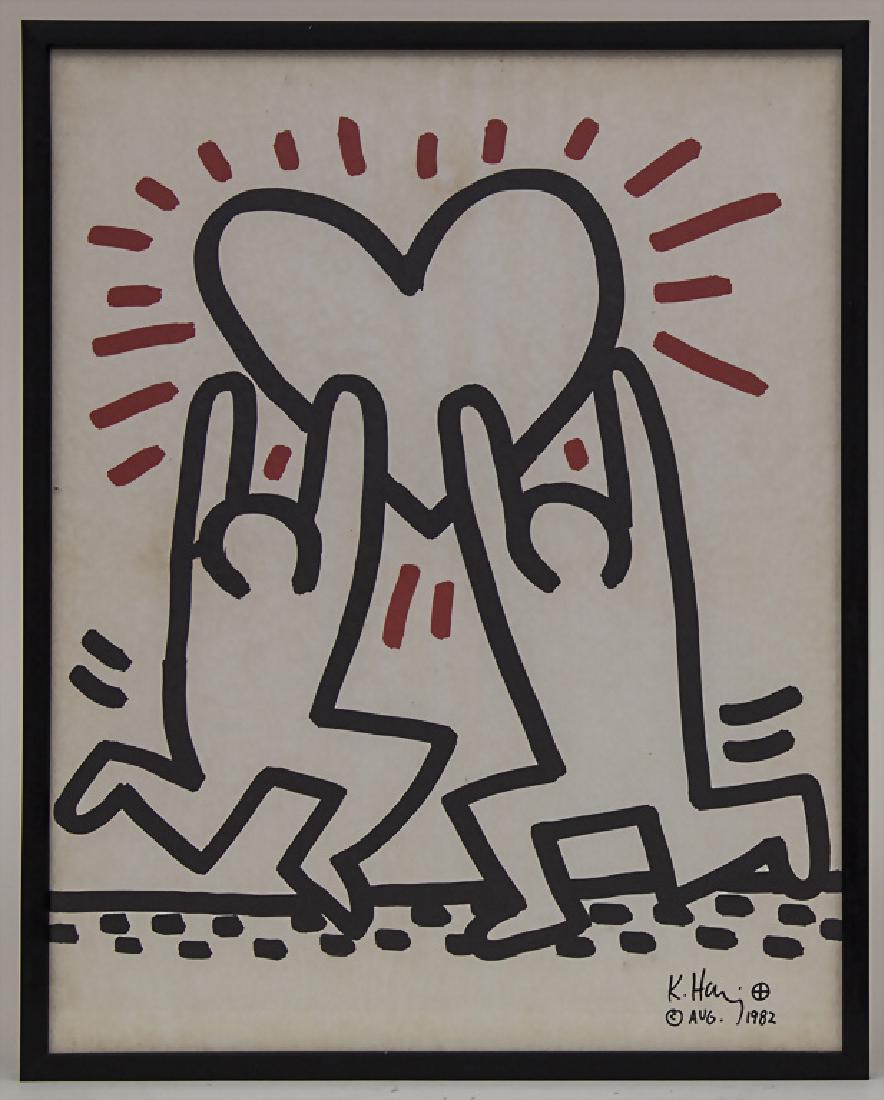 Keith Haring (1958-1990), 1 Blatt der Serie 'Bayer (1 of 2)