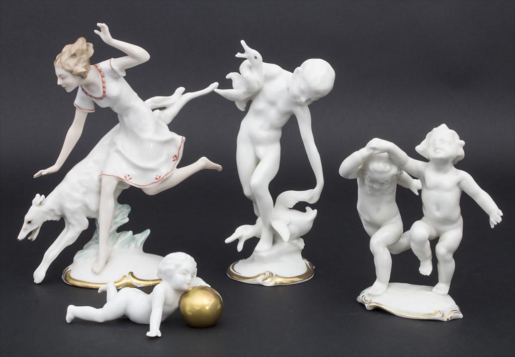 Konvolut 4 Porzellanfiguren / A set of 4 porcelain (1 of 3)