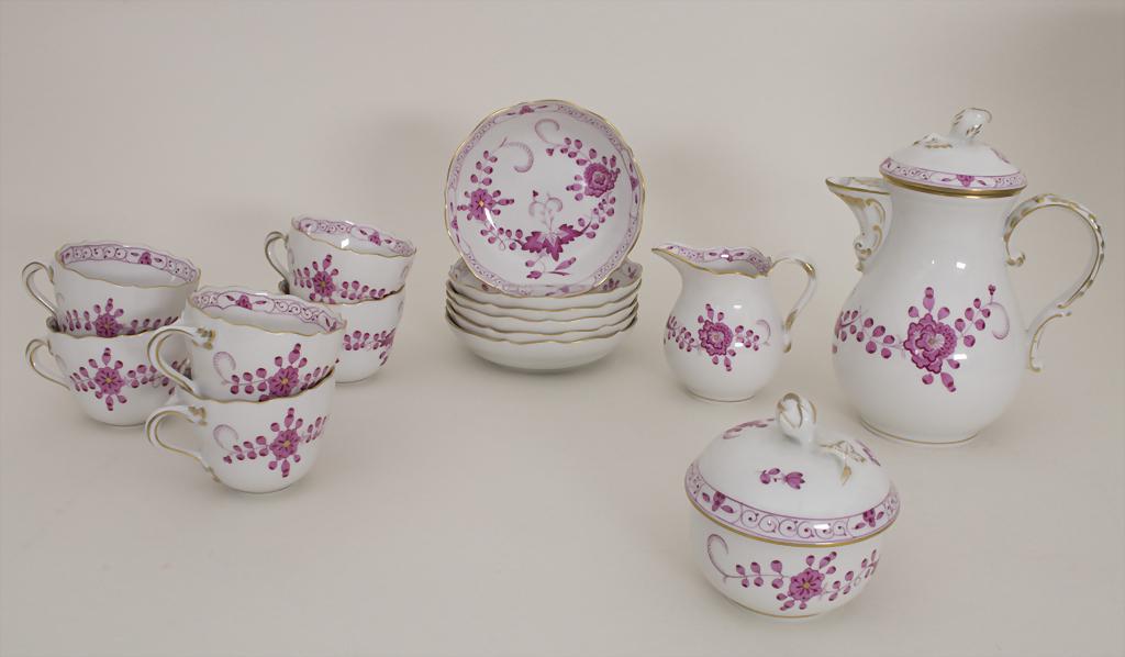 15 tlg. Mokka-Set / A mocha service, Meissen, 20. Jh. (1 of 8)
